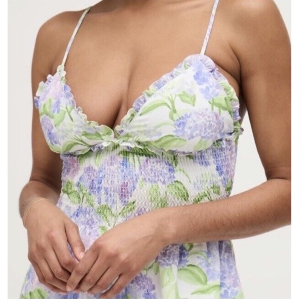 Hill House Dottie Dress in Blue Hydrangea - Picture 3 of 4